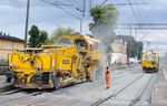 Das PORR Bahnbau-Team in Polen punktete mit seiner technologischen Lösung, die eine Minimierung der Gleisbauzeiten ermöglicht. 