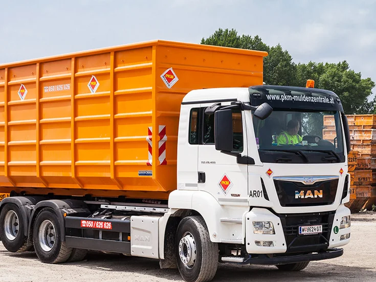 Umwelttechnik projektabwicklung betriebsgelaende lkw