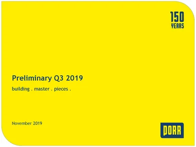 20191125 PrelimQ3 2019 PORR