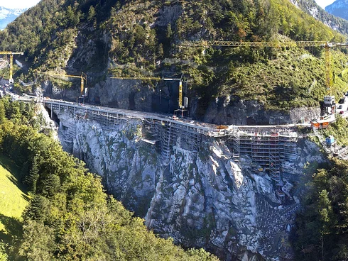 Tiefbau infrastruktur felstechnik muotathalerstrasse gibelhorn